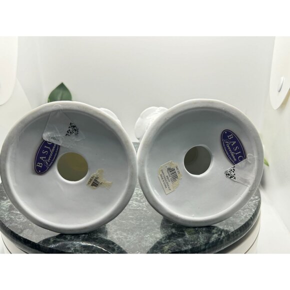 Basic Porcelain by Home Essentials and Beyond Set Of 2 Grape Candle Stick Holder - Picture 7 of 11